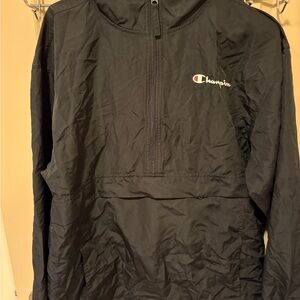 Champion Black Pullover Jacket